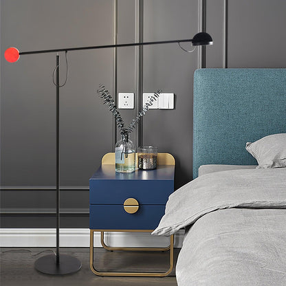 Precision Movement Floor Lamp with Adjustable LED Light