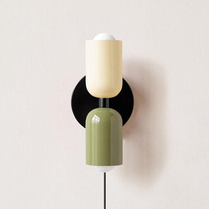 Couleur Double Plug In Wall Lamp - LED Indoor Lighting