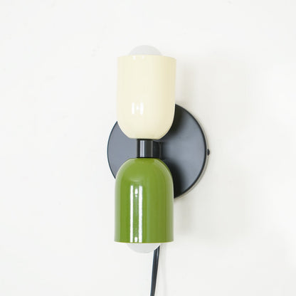 Couleur Double Plug In Wall Lamp - LED Indoor Lighting