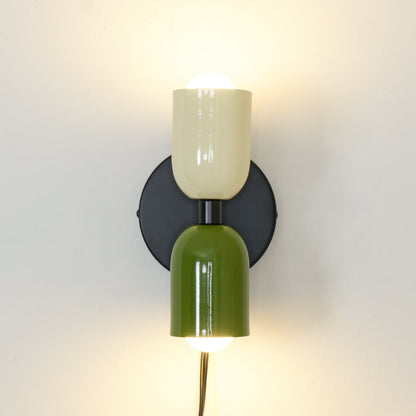 Couleur Double Plug In Wall Lamp - LED Indoor Lighting