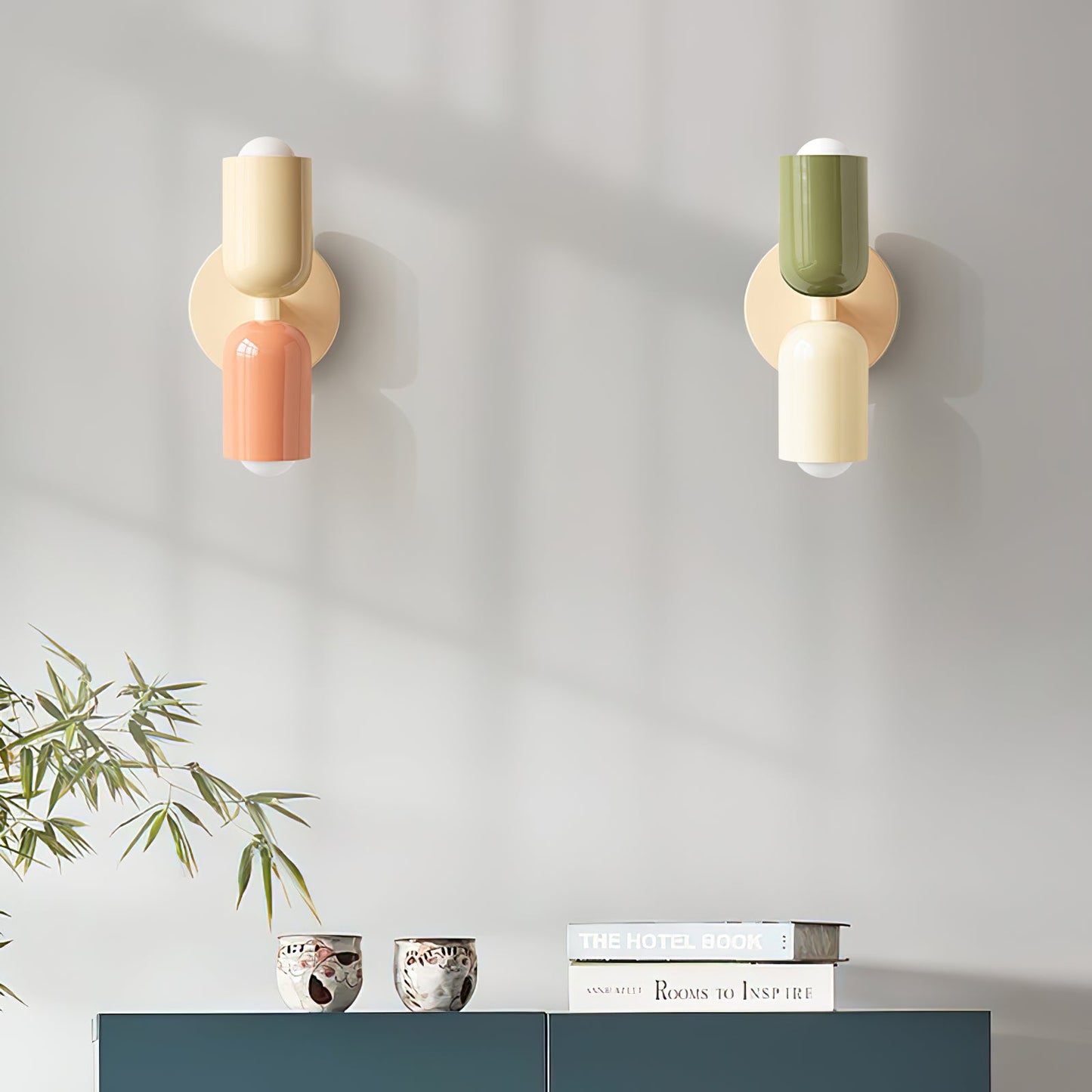 Couleur Double Plug In Wall Lamp - LED Indoor Lighting