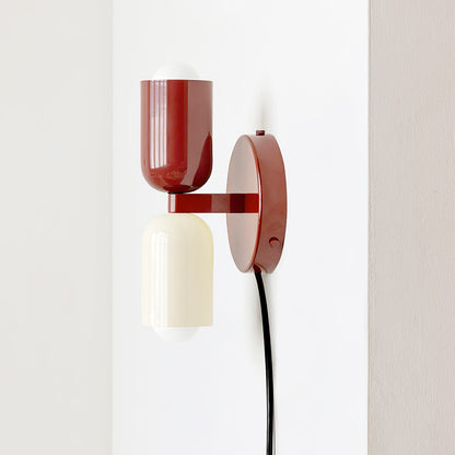 Couleur Double Plug In Wall Lamp - LED Indoor Lighting