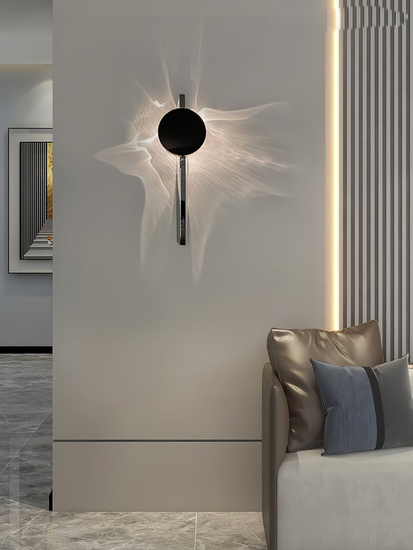 Creative Light And Shadow Wall Lamp - LED Indoor Lighting