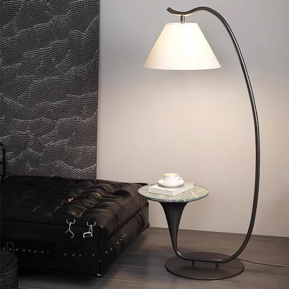 Curvature Floor Lamp with Table LED Indoor Lighting