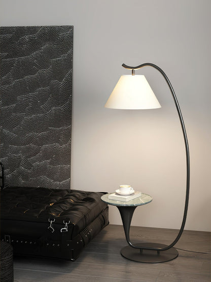 Curvature Floor Lamp with Table LED Indoor Lighting