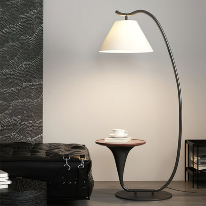 Curvature Floor Lamp with Table LED Indoor Lighting