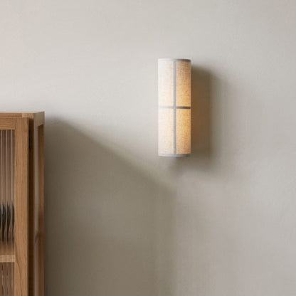 Cylinder Fabric Wall Lamp with LED Shade - Indoor Lighting