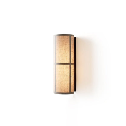 Cylinder Fabric Wall Lamp with LED Shade - Indoor Lighting