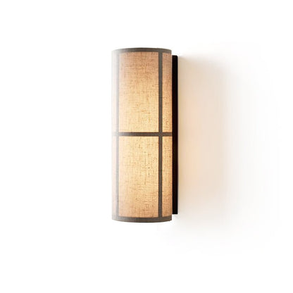 Cylinder Fabric Wall Lamp with LED Shade - Indoor Lighting