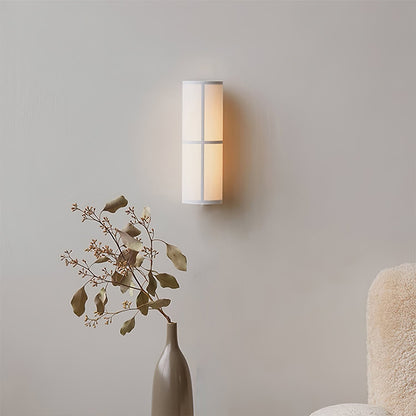Cylinder Fabric Wall Lamp with LED Shade - Indoor Lighting