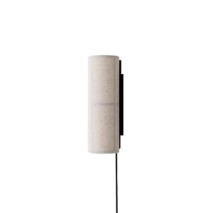 Cylinder Fabric Plug-in Wall Lamp with Metal Frame - LED