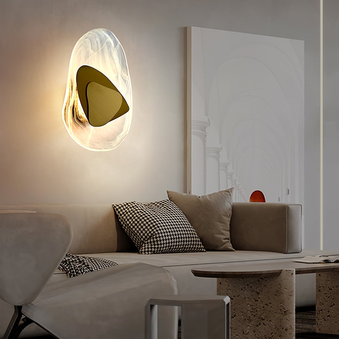 DC1725 Wall Lamp - Dimmable LED Indoor Wall Light, Black/Copper