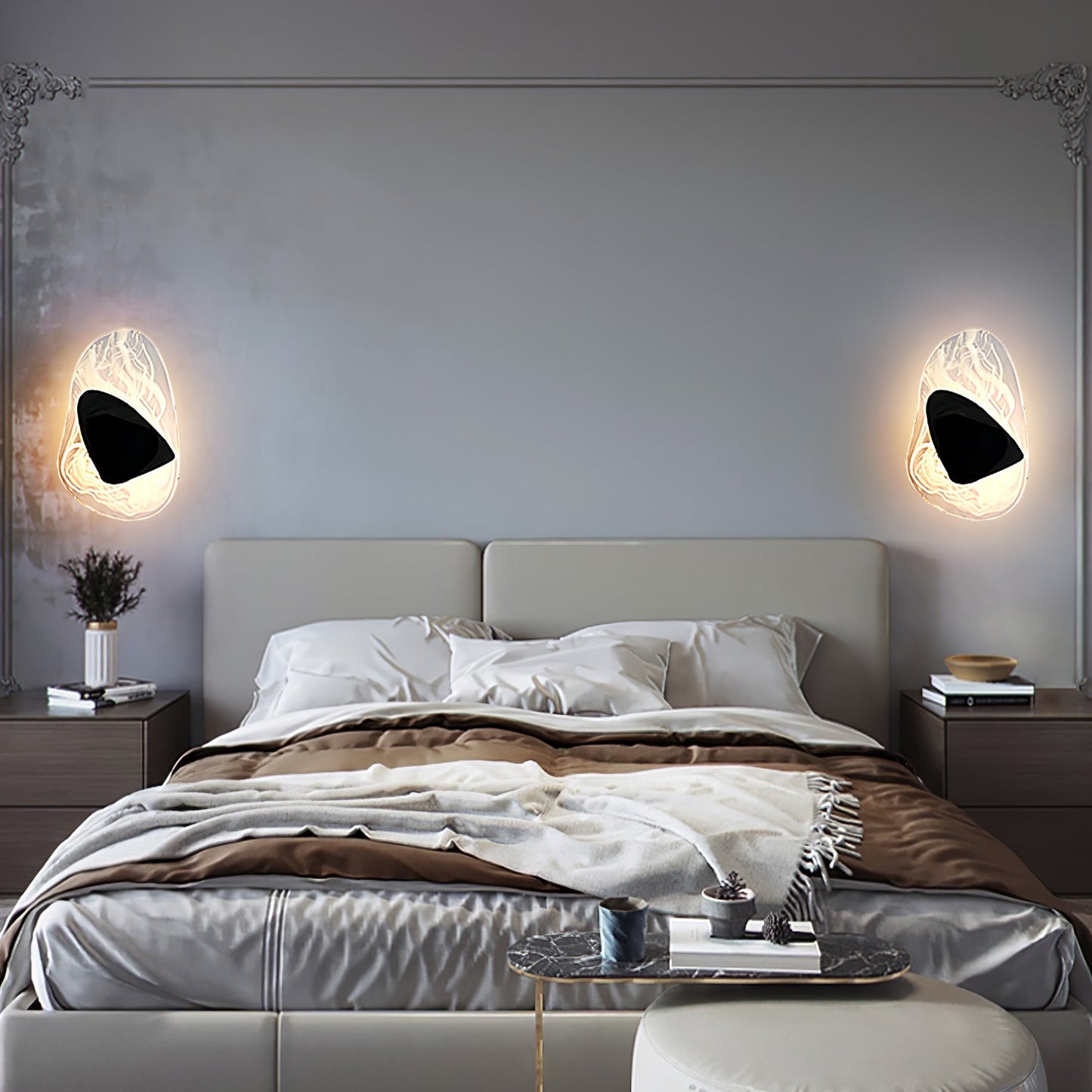 DC1725 Wall Lamp - Dimmable LED Indoor Wall Light, Black/Copper
