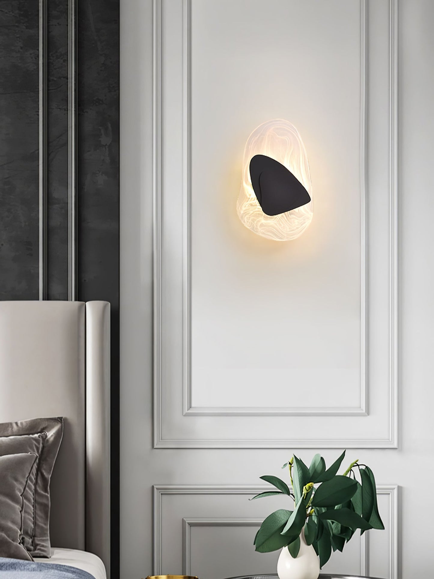 DC1725 Wall Lamp - Dimmable LED Indoor Wall Light, Black/Copper