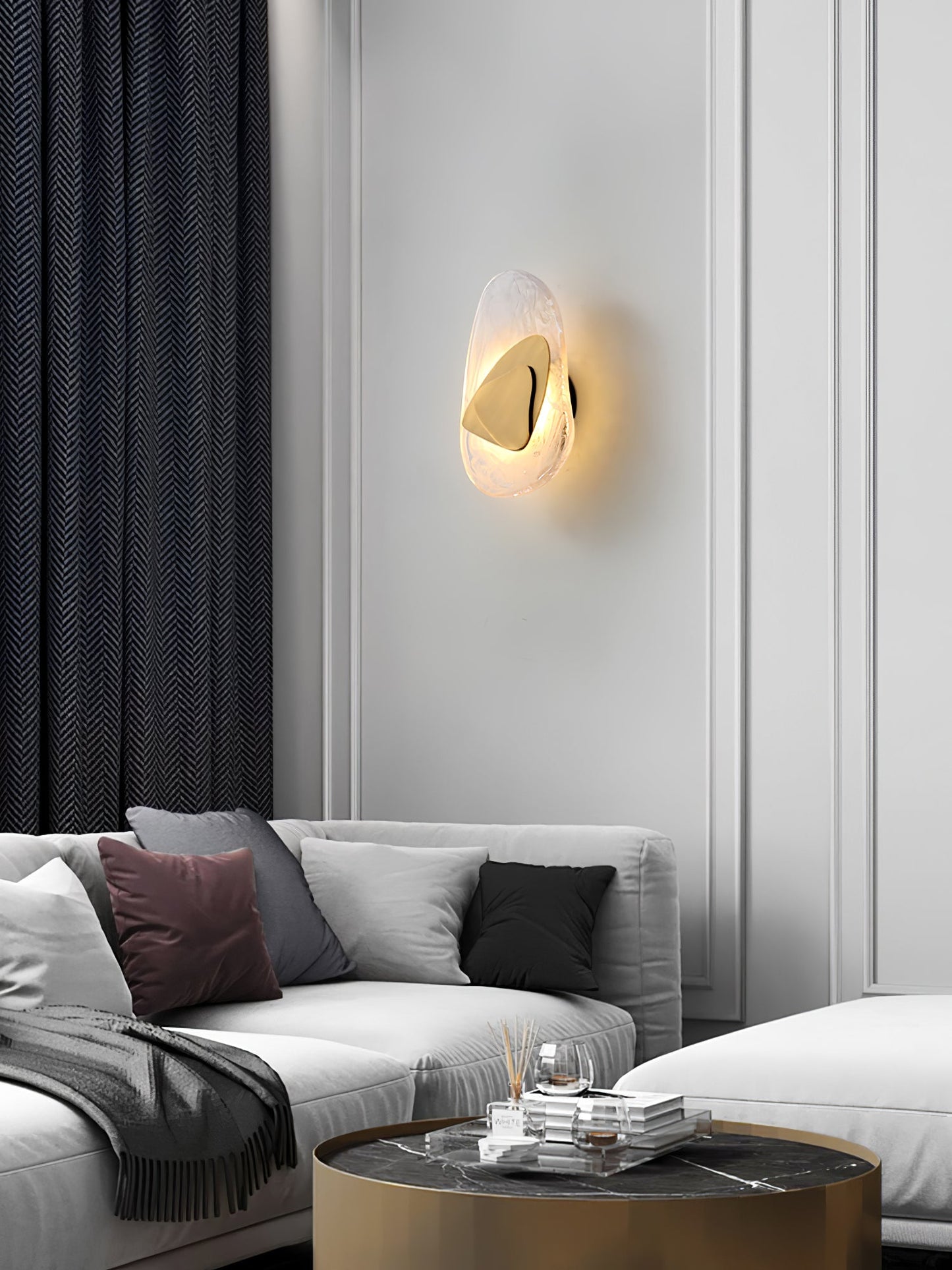 DC1725 Wall Lamp - Dimmable LED Indoor Wall Light, Black/Copper