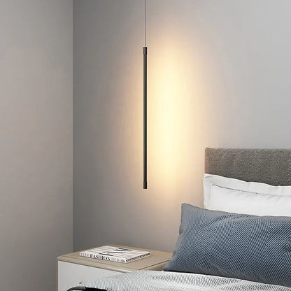 Contemporary Minimalist Long Energy-Efficient LED Luxury Pendant Light made of Aluminum