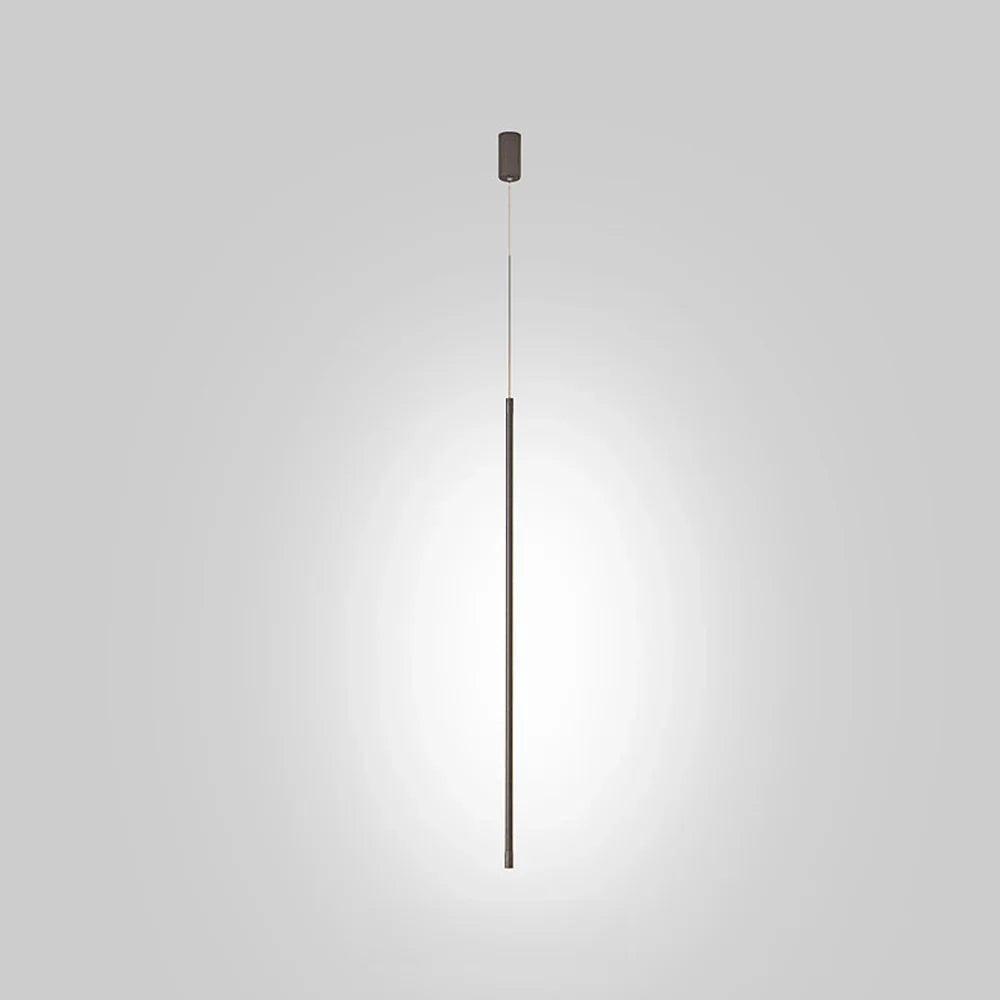 Contemporary Minimalist Long Energy-Efficient LED Luxury Pendant Light made of Aluminum