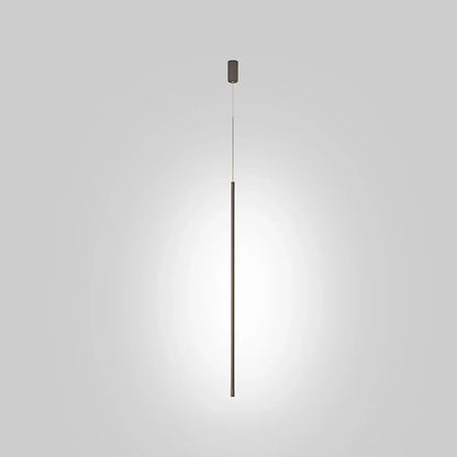 Contemporary Minimalist Long Energy-Efficient LED Luxury Pendant Light made of Aluminum