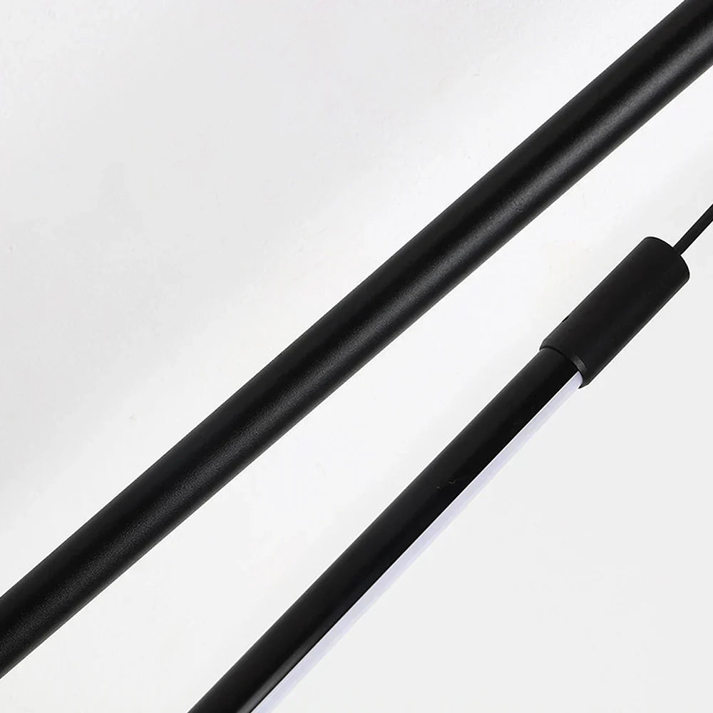 Contemporary Minimalist Long Energy-Efficient LED Luxury Pendant Light made of Aluminum