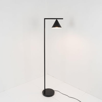 Captain Flint Floor Lamp with Marble Base and LED Light