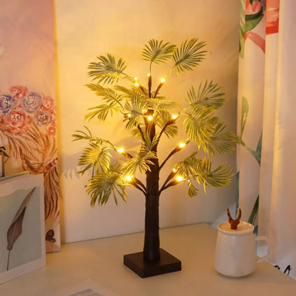 Festive Glow LED Palm Leaf Lights – Elegant Christmas Décor