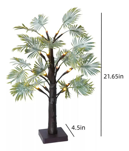 Frendorf LED Palm Leaf Lights Warm White Battery Operated