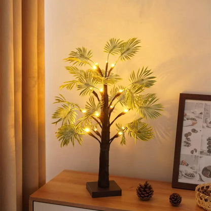 Frendorf LED Palm Leaf Lights Warm White Battery Operated