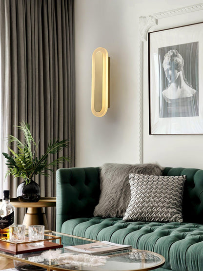 Daba Wall Lamp LED Brass Indoor Lighting Set of 2