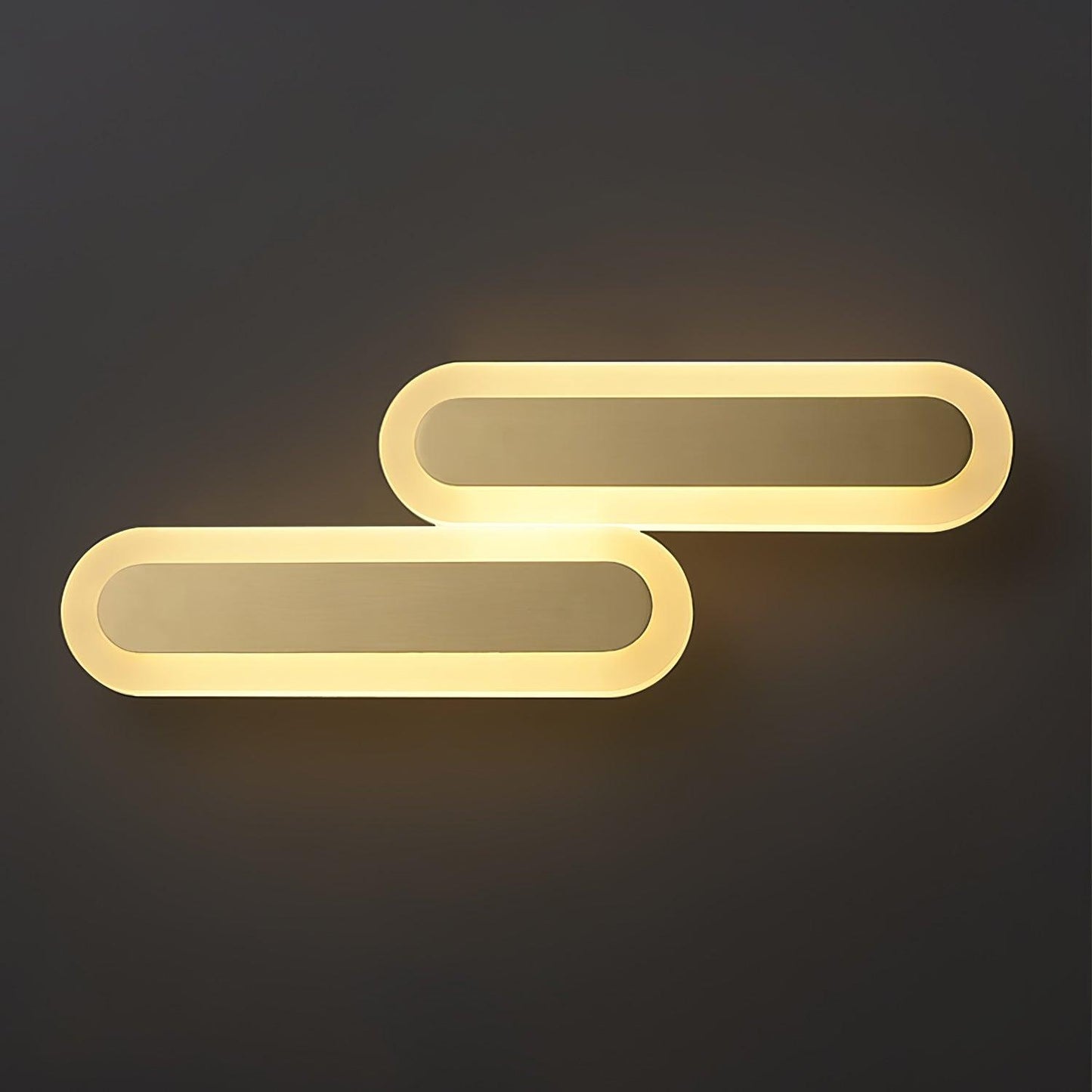 Daba Wall Lamp LED Brass Indoor Lighting Set of 2