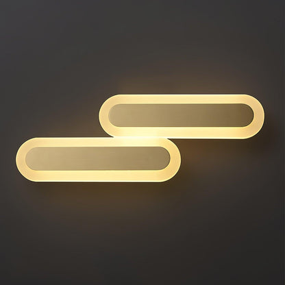 Daba Wall Lamp LED Brass Indoor Lighting Set of 2