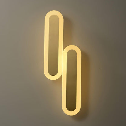 Daba Wall Lamp LED Brass Indoor Lighting Set of 2