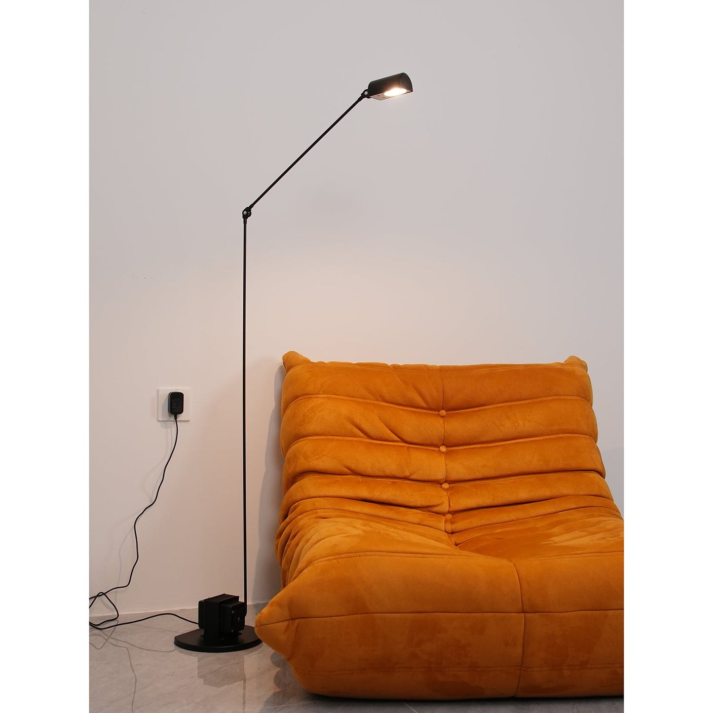 Dynamo Floor Lamp with LED Light and Adjustable Arms