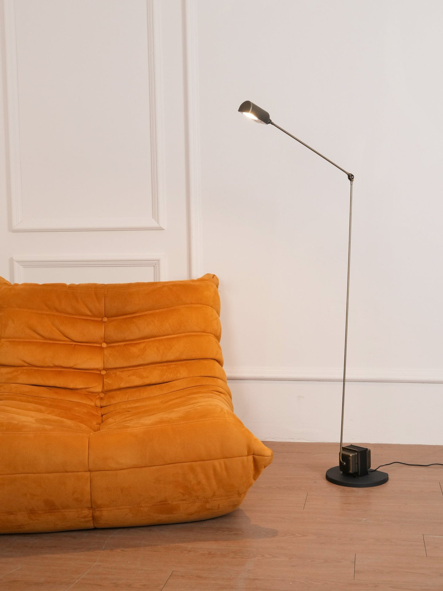 Dynamo Floor Lamp with LED Light and Adjustable Arms