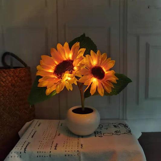 Modern Creative Simulation Sunflower LED Table Lamp