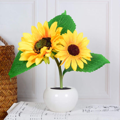 Modern Creative Simulation Sunflower LED Table Lamp