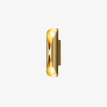 Diamonds Brass Wall Lamp with LED Bulb, Adjustable Design