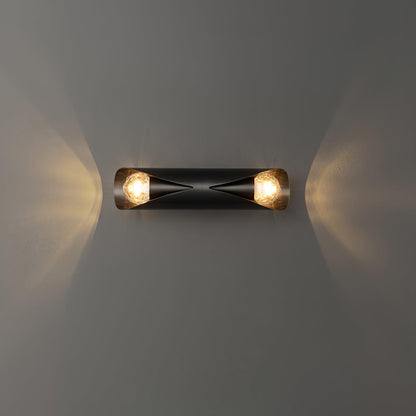 Diamonds Brass Wall Lamp with LED Bulb, Adjustable Design