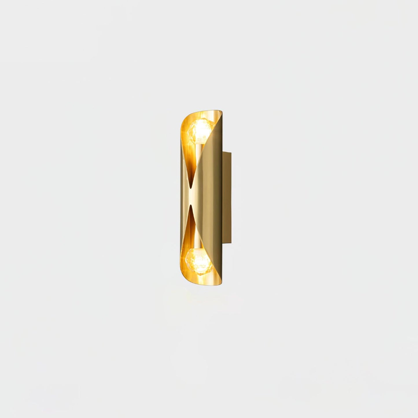 Diamonds Brass Wall Lamp with LED Bulb, Adjustable Design