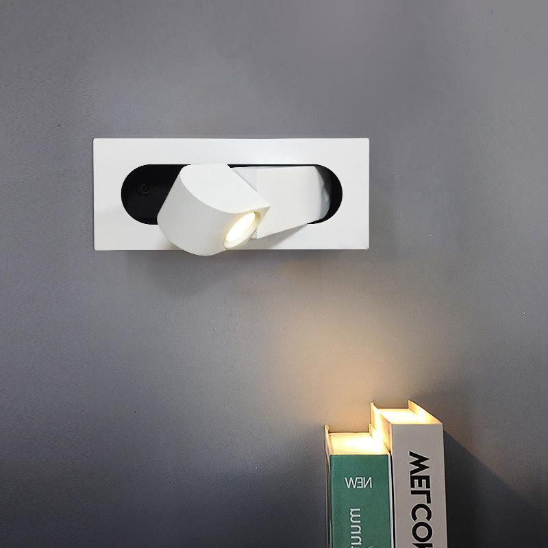 Modern LED Bedside Reading Light with Adjustable Head