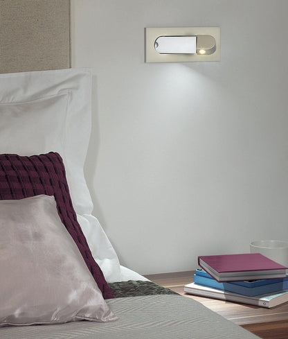 Modern LED Bedside Reading Light with Adjustable Head