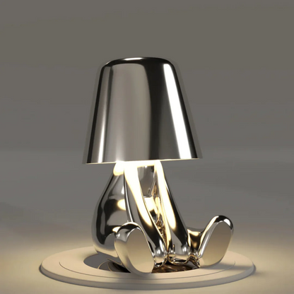 Gold USB Rechargeable Table Lamp | Dimmable Resin Lamp