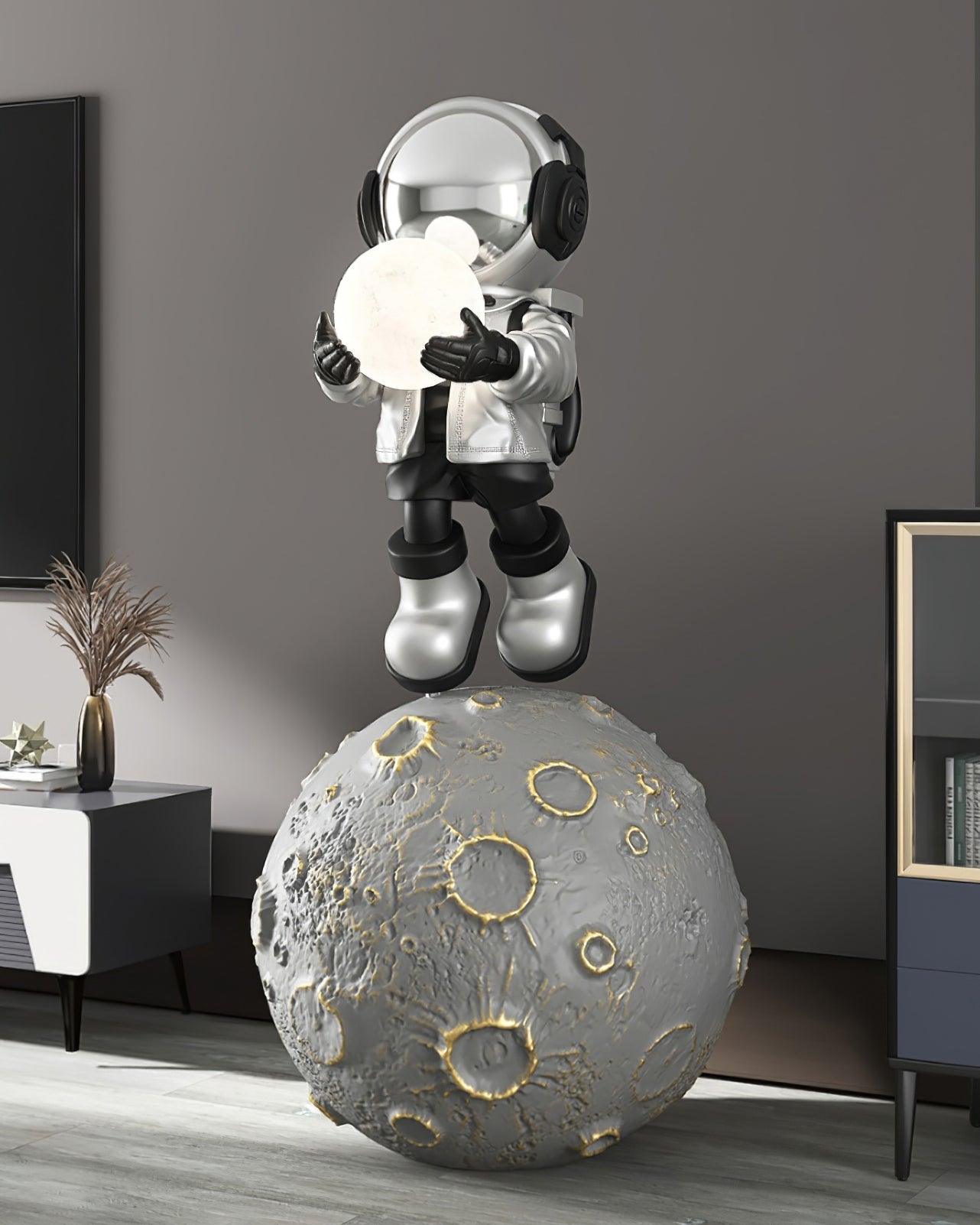 Diver Astronaut Built-in Battery Floor Lamp LED Indoor Decor