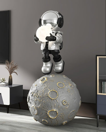 Diver Astronaut Built-in Battery Floor Lamp LED Indoor Decor