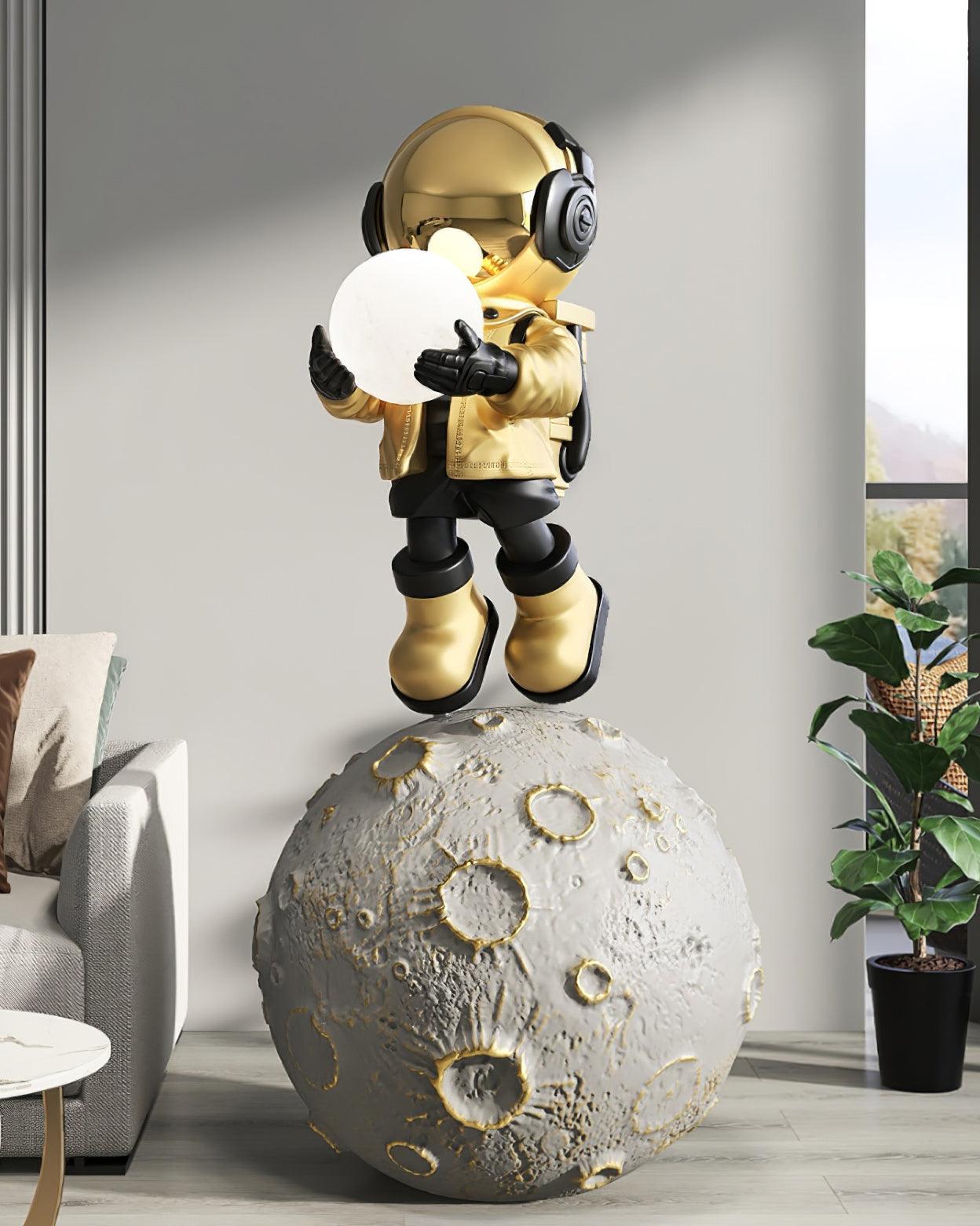 Diver Astronaut Built-in Battery Floor Lamp LED Indoor Decor