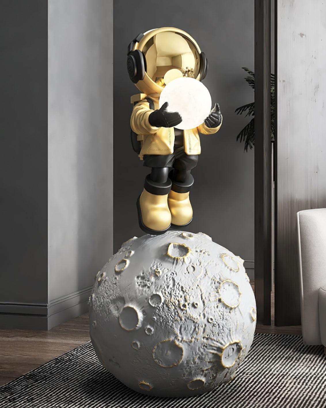 Diver Astronaut Built-in Battery Floor Lamp LED Indoor Decor