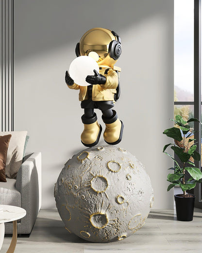 Diver Astronaut Built-in Battery Floor Lamp LED Indoor Decor