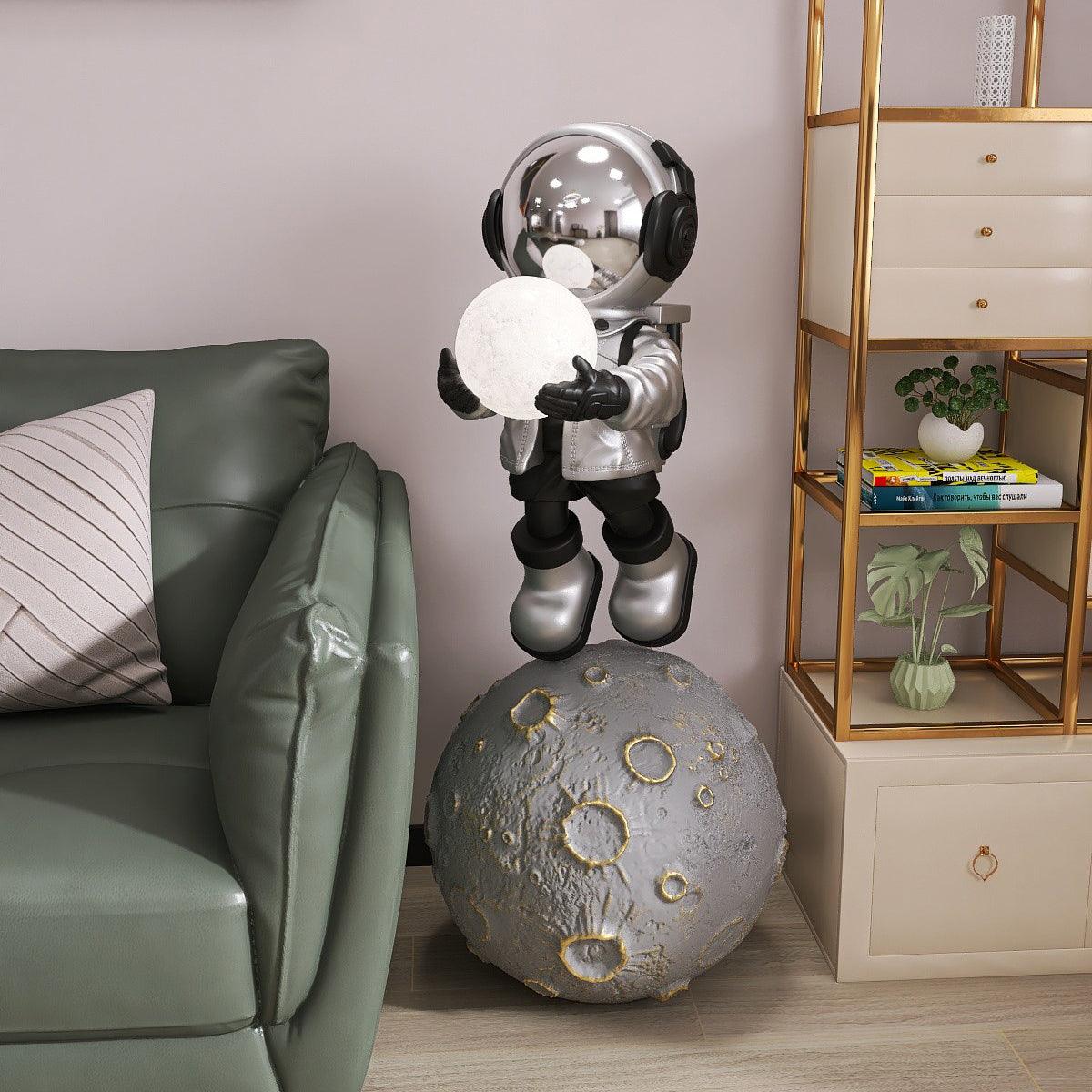 Diver Astronaut Built-in Battery Floor Lamp LED Indoor Decor