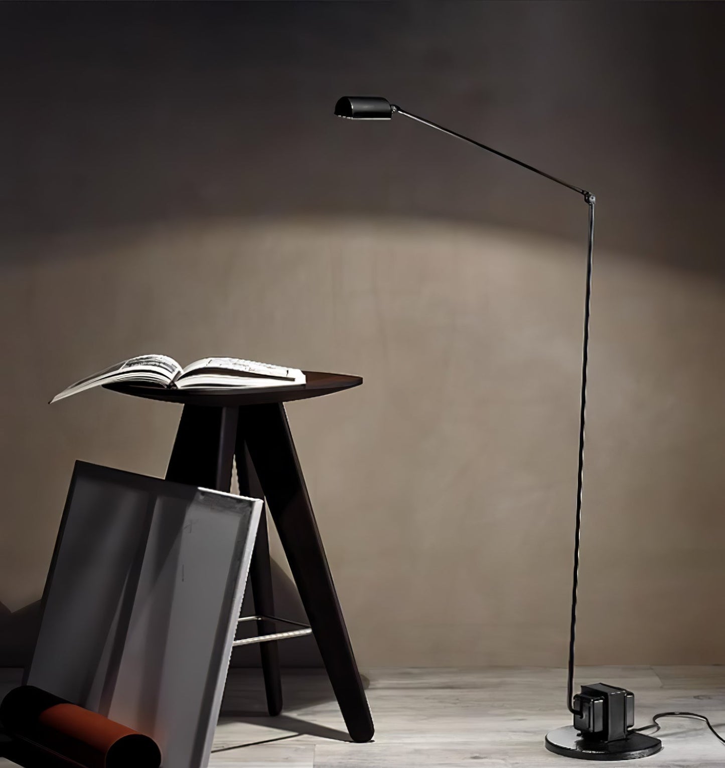 Dynamo Floor Lamp with LED Light and Adjustable Arms