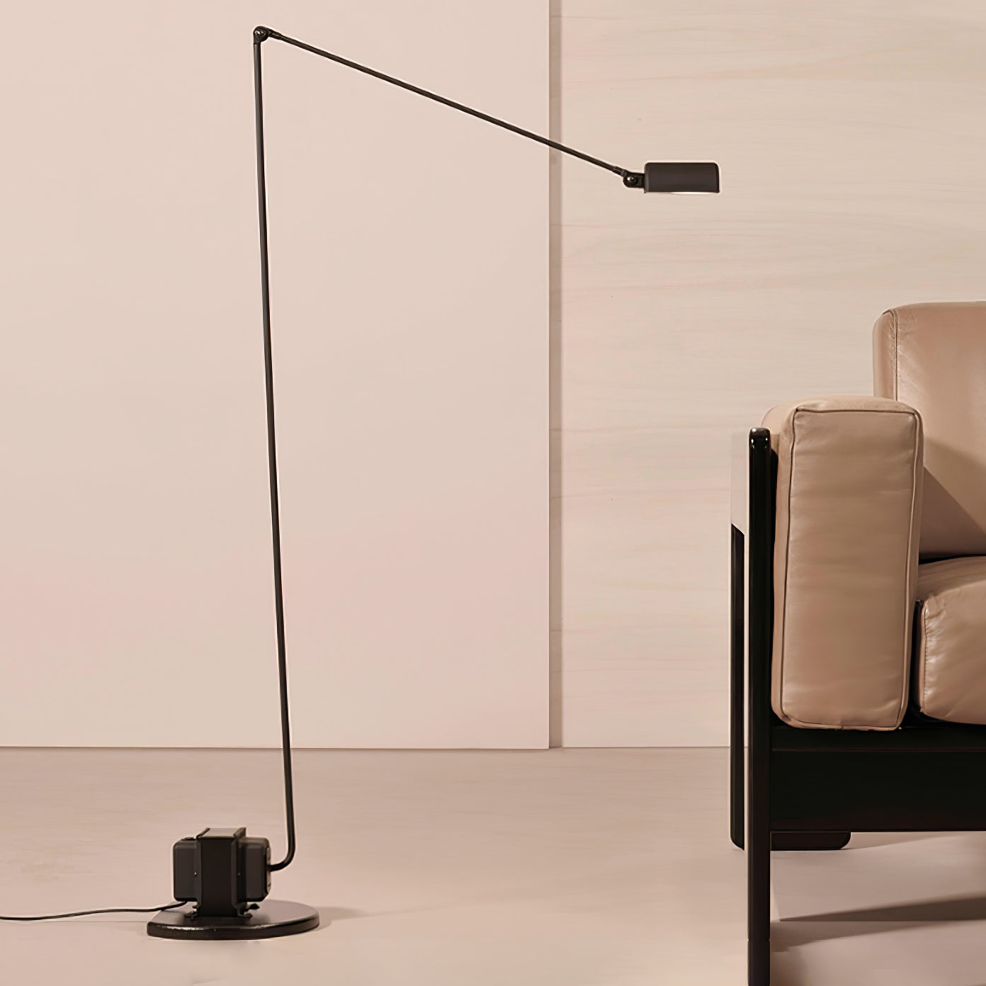 Dynamo Floor Lamp with LED Light and Adjustable Arms