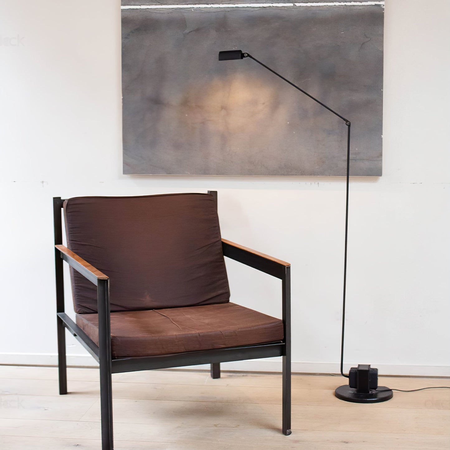 Dynamo Floor Lamp with LED Light and Adjustable Arms